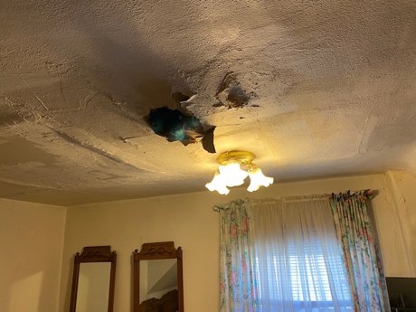 Roof Neglect Causing Interior Damage to Home
