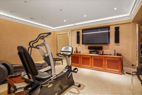 Exercise Room in Dayton Ohio Luxury Estate for Sale