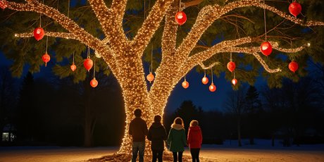 Yellow Spring Buckeye Tree Lighting