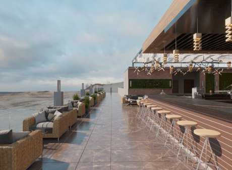 Sycamore Resort rooftop bar