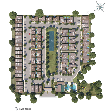 Villa Domani Resort site plan