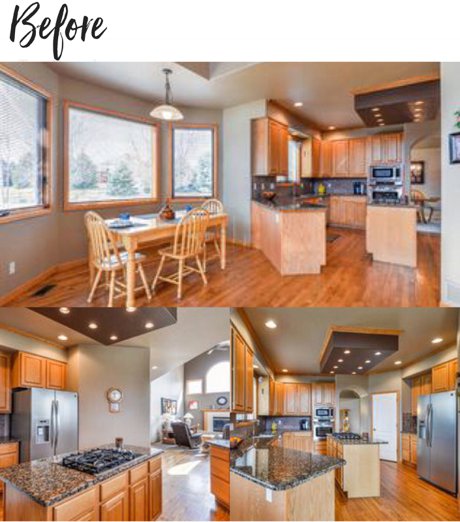 Colorado home, Fort Collins Homes, Dream Kitchen, Colorado Kitchen, Rustic Farmhouse Kitchen, Rustic decor, Tuxedo kitchen cabinets, white cabinets, espresso floors, dark granite countertops