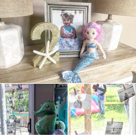 A Mermaid Themed Birthday Party in Our Fort Collins Home