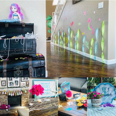 A Mermaid Themed Birthday Party in Our Fort Collins Home