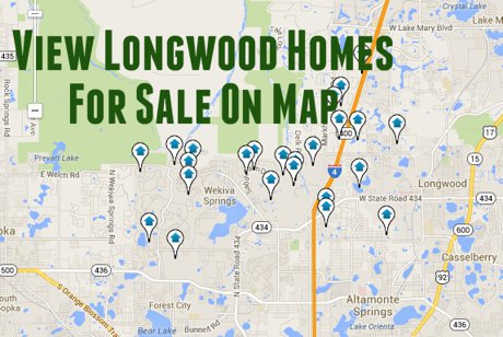 Map of all Longwood Homes For Sale