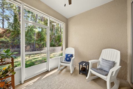Private lanai view in Sweetwater by Del Webb