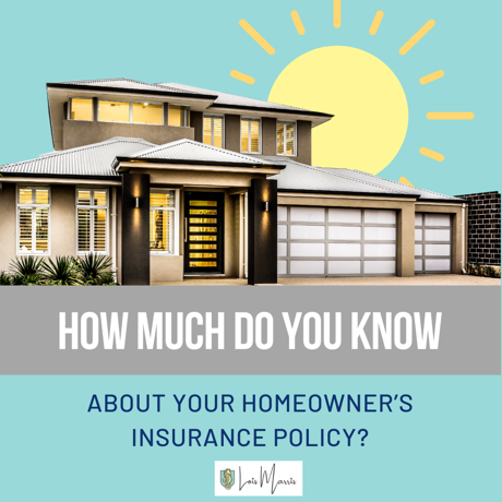 How much do you know about your homeowner's insurance policy?