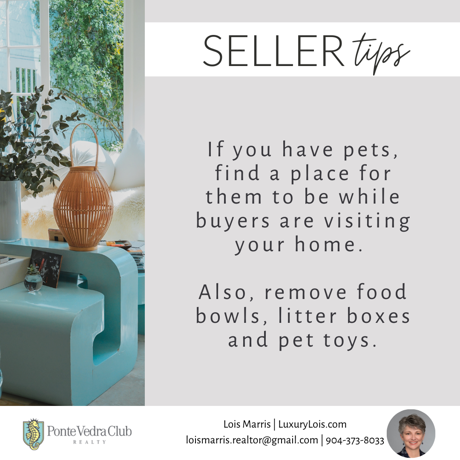 Home Seller Tips - How to sell a home with pets