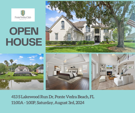 413 S Lakewood Run Dr Ponte Vedra Beach - Lois Marris open house