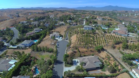 Orchard View aerial shot - Riverside CA