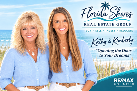 Kathy Slusser and Kimberly Baymiller of Florida Shores Real Estate Group, RE/MAX Unlimited, Ponte Vedra Beach