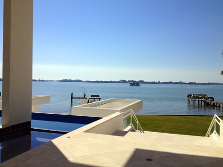 Infinity Edge Pools with views of the Bay are the pinnacle of the Sarasota lifestyle.