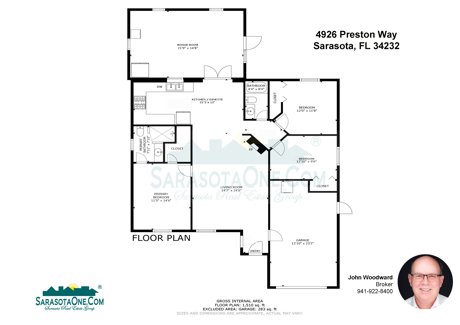 4926 Preston Way Sarasota FL 34232 Cedar Hollow Floor Plan