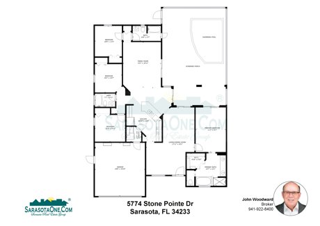 5774 Stone Pointe in Sarasota's Grove Pointe Floor Plan- Click for a full sized image