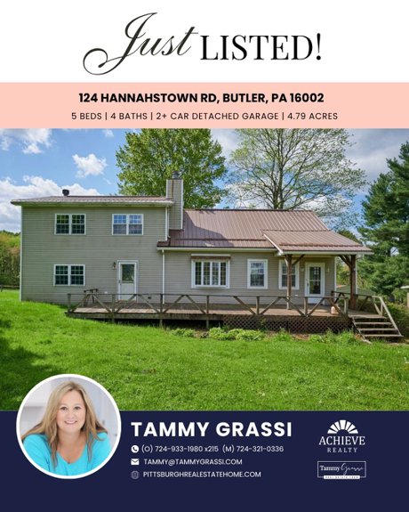 124 Hannastown Rd, Jefferson Twp - But, PA 16002