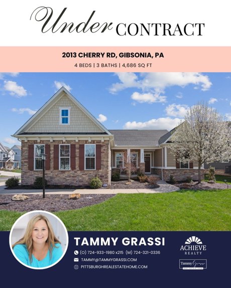 Under Contract -  2013 Cherry Rd, Gibsonia, PA