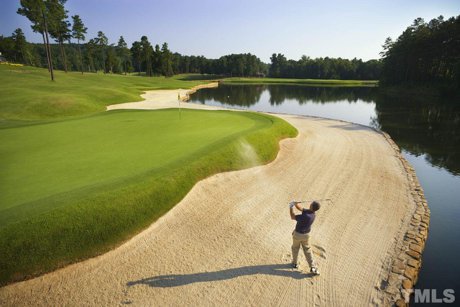 Governors Club golf course gated community in Chapel Hill NC