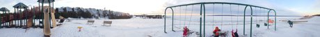 winter fun petoskey michigan activity east park photo