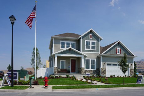 David Weekley model home iat Holbrook Farms