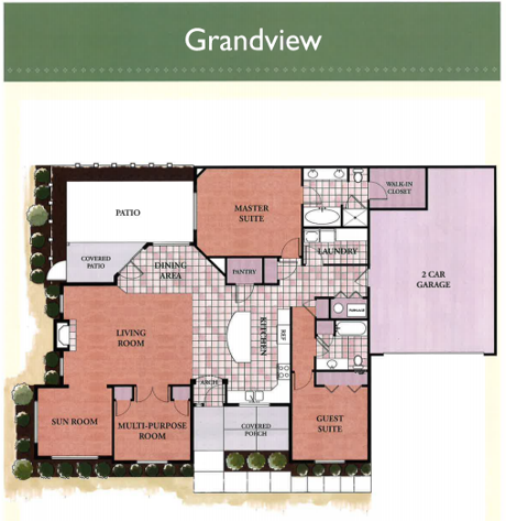 villas waters edge community map