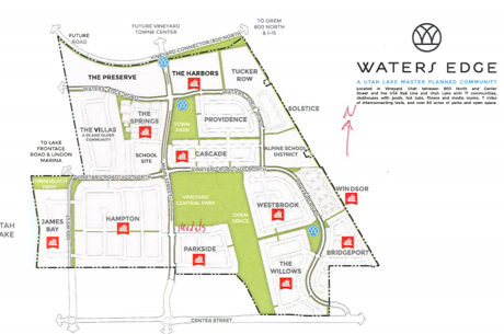 edge waters map providence vineyard community homes