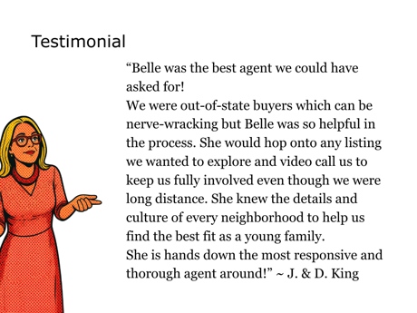 Belle Forino Testimonial