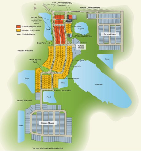 Encore at Ovation neighborhood site map