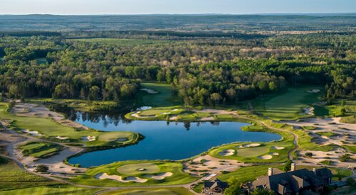 Forest Dunes Golf Course scenic fairway