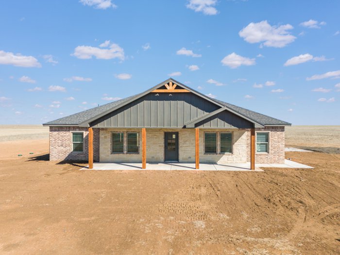 Front elevation of a Deep Canyon home on acreage