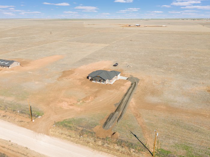 Aerial view of a Deep Canyon home on 10 acres