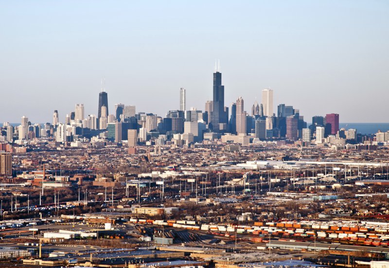 Chicago skyline, Illinois
