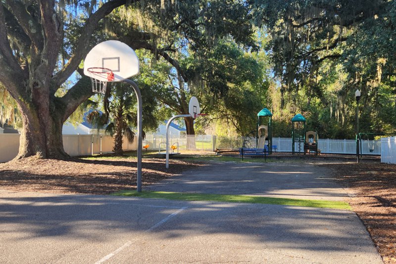 Basketball court in Edgefield, Bluffton, SC