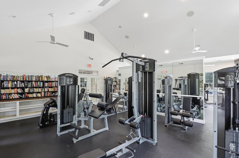 Fitness center at Island West in Bluffton, SC