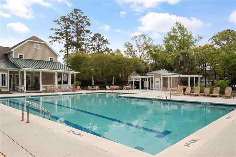 Community pool at Island West in Bluffton, SC