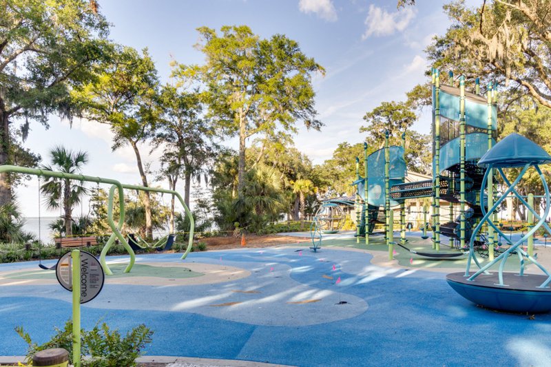 Playground at the Dolphin Head Recreation Area in Hilton Head Plantation