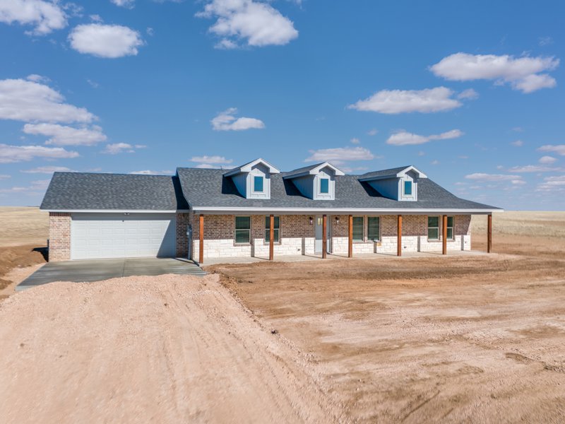 Front elevation of a Deep Canyon home
