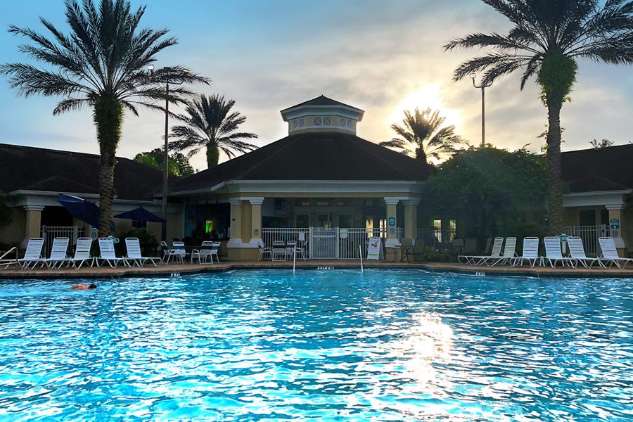 Windsor Palms Resort clubhouse near Disney World