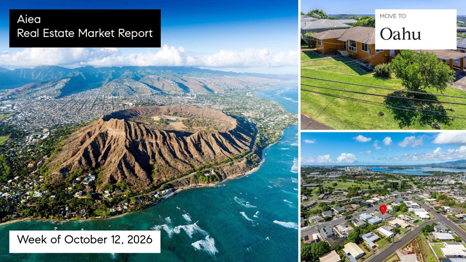Aiea real estate market report for the week ending October 18, 2026 with Doug Ward