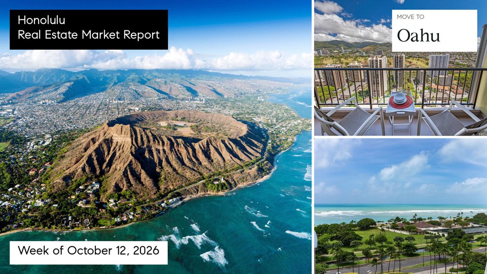 Honolulu Hawaii real estate market report for the week ending October 18, 2026