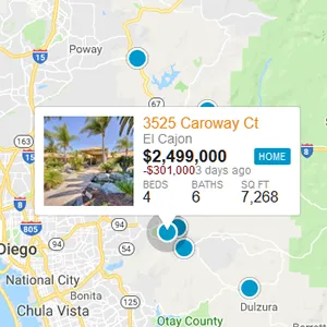 Interactive Map Search