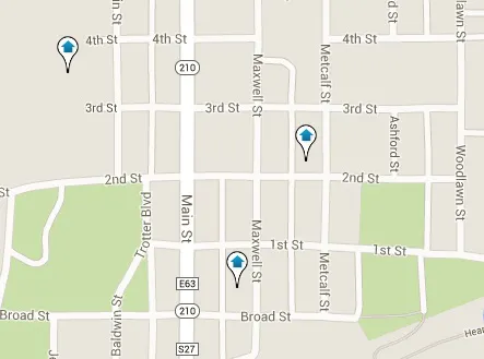 Maxwell Homes for Sale Map Search Results