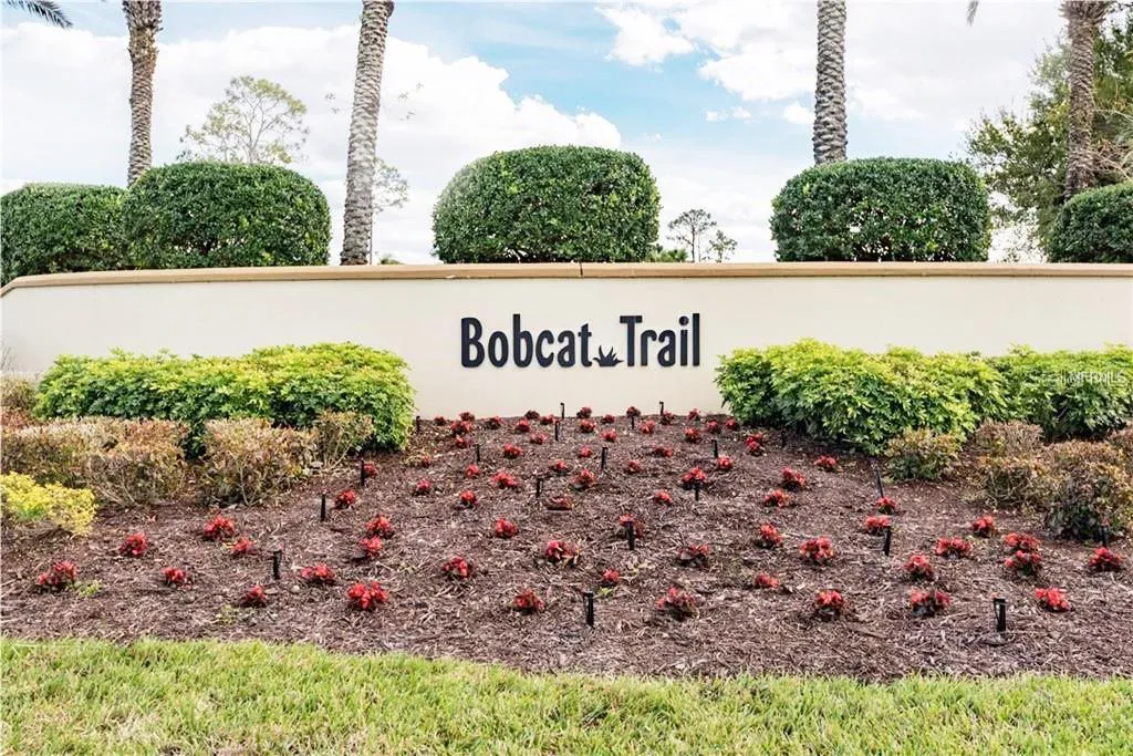 Bobcat Trail community entrance in North Port Florida