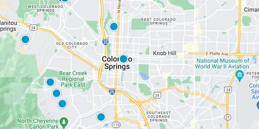 Colorado Springs Real Estate Map Search