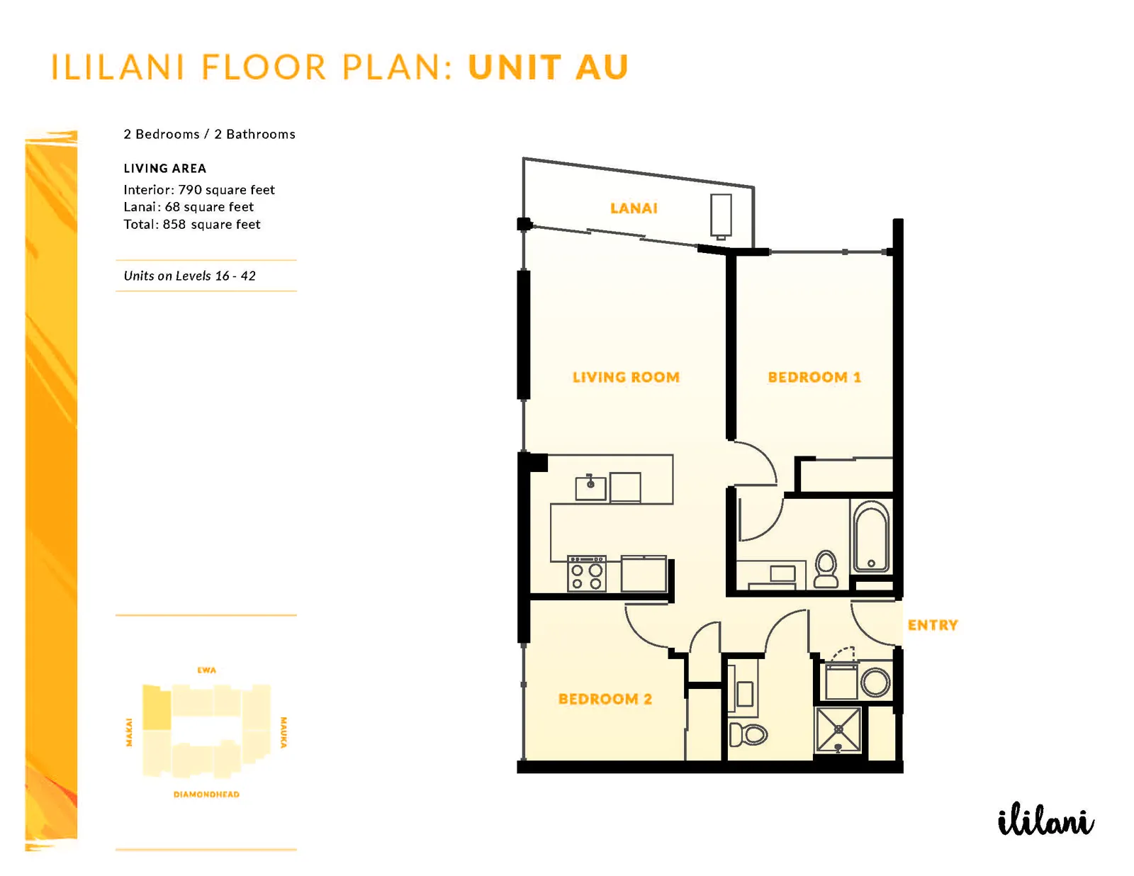 Ililani Floor Plan AU
