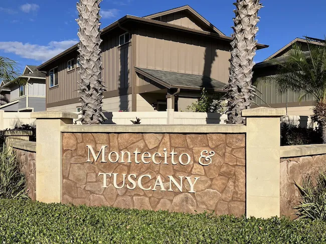 Ewa Gentry Montecito Tuscany Sign