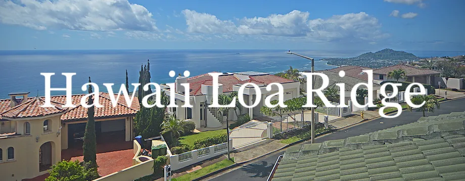 Hawaii Loa Ridge Market Report