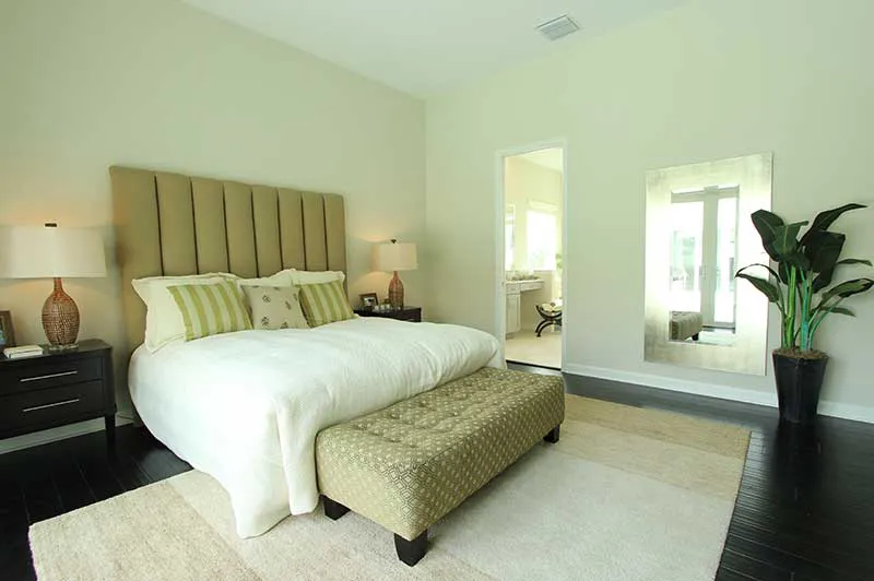 courtyard model home