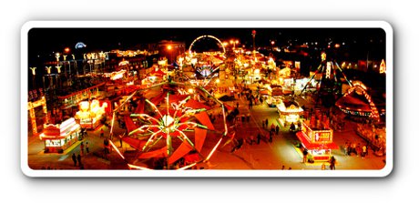 Fredericksburg Agricultural Fair at Night