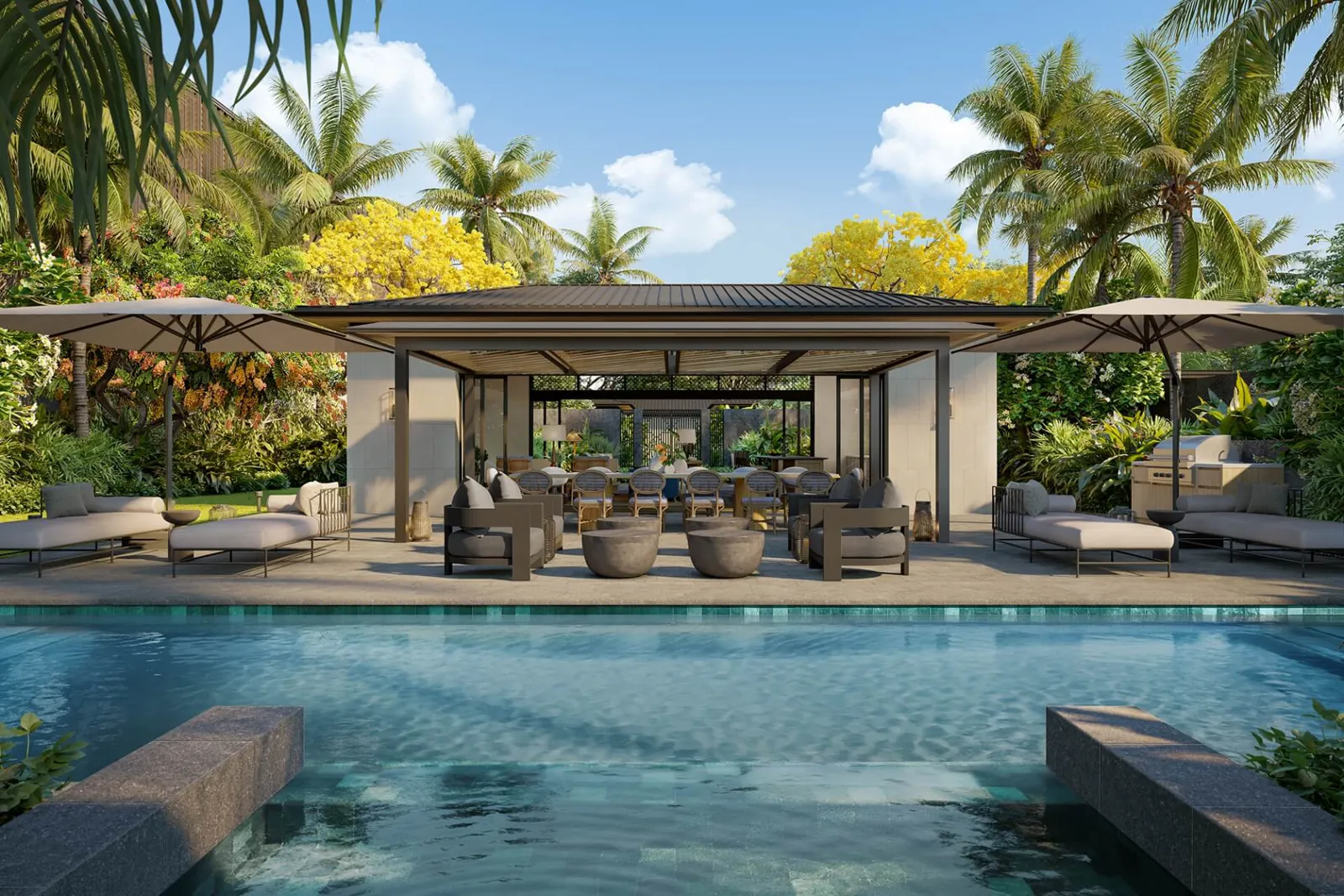 Kalae Ward Village Courtyard Pool