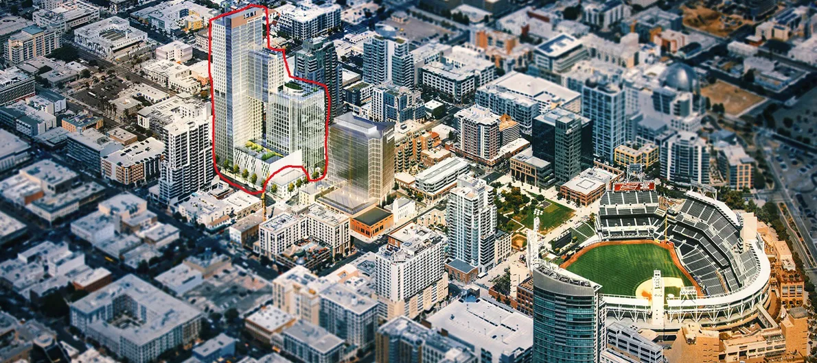 image of ritz carlton hotel in downtown San Diego